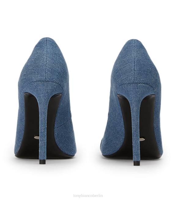Bling Heels| de Tony Bianco Frauen Abtei-Heels gewaschener Denim 4624296